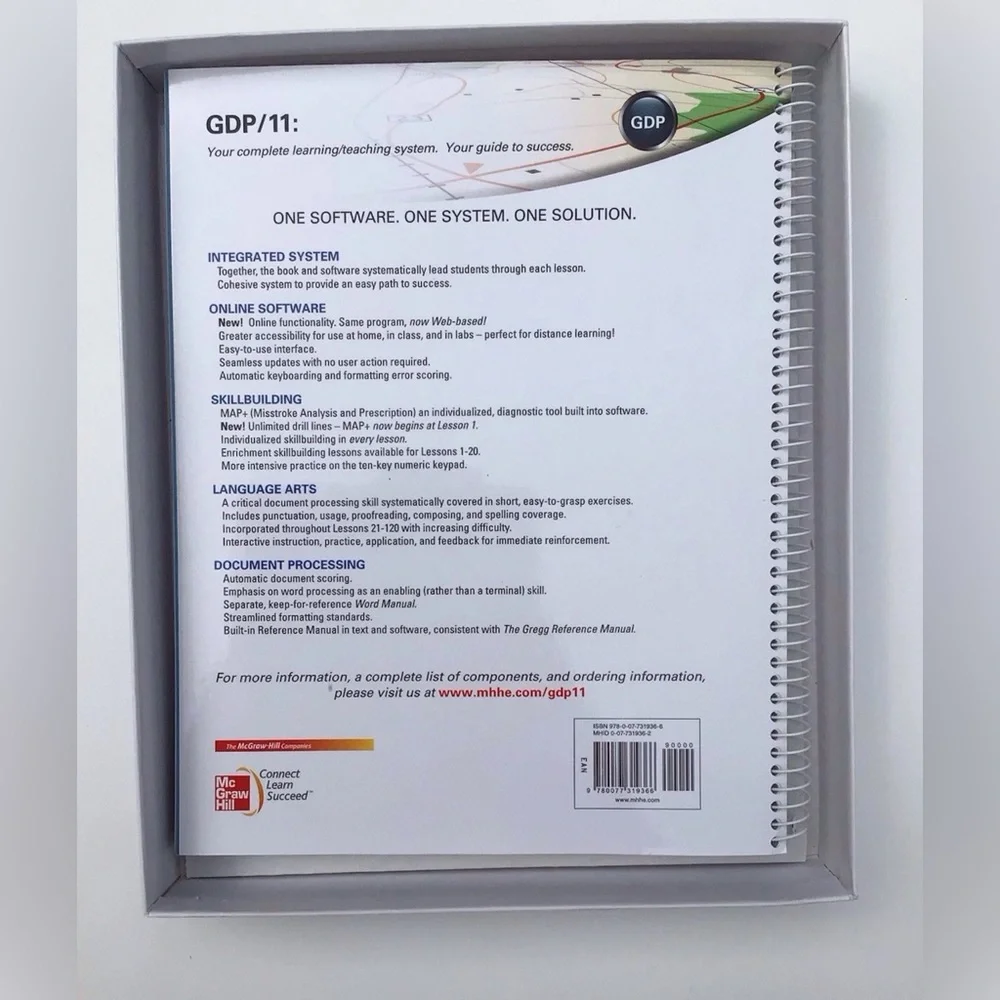 GREGG COLLEGE KEYBOARDING & DOCUMENT PROCESSING, GDP + By Ober Scot Ph.d. VG